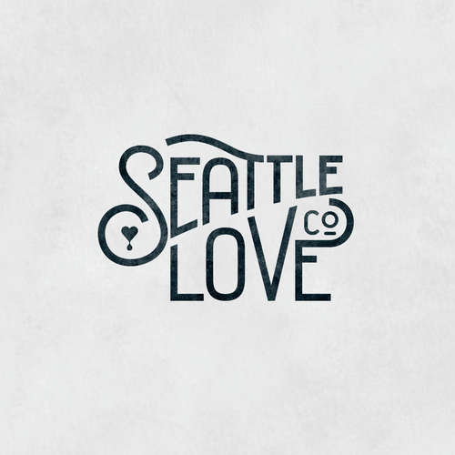 Vintage modern logo with the title 'custom type'