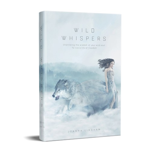 Landscape book cover with the title 'Wild Whispers'