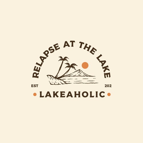 Tree t-shirt with the title 'LAKEAHOLIC'