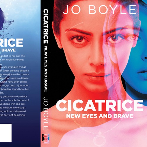 LGBT+ book cover with the title 'Fiction LGBTQ+ story'