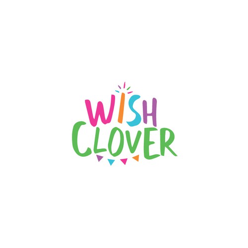 Cheerful logo with the title 'Wish Clover'