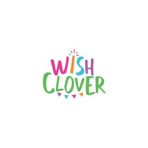 Event planning logo with the title 'Wish Clover'