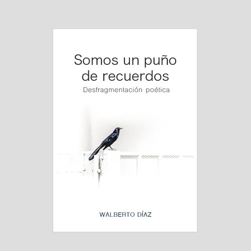 Photography book cover with the title 'Somos un puño de recuerdos'