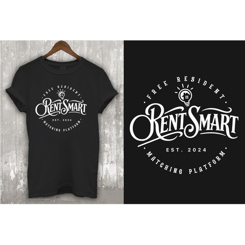 Design with the title 'RentSmart t-shirt design'