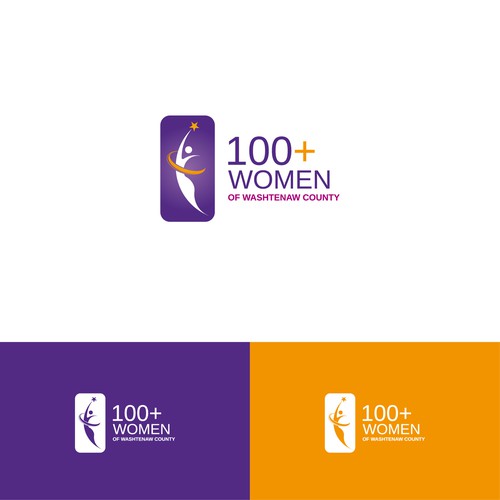 Activity logo with the title 'A powerful logo for 100+Women who Care'