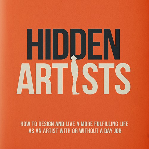 Artsy book cover with the title 'Hidden Artists'