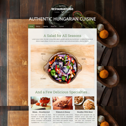 Jimdo design with the title 'Jimdo'