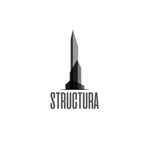 Transparent logo with the title 'Logo concept for an architectural/construction bussiness'
