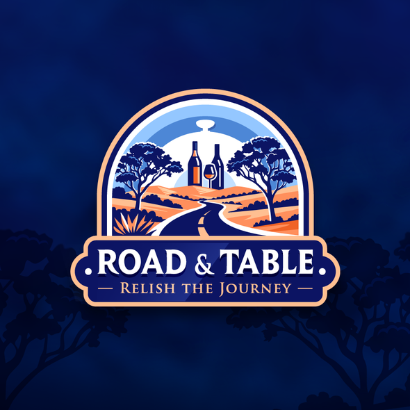 Australia flag logo with the title 'Road & Table'