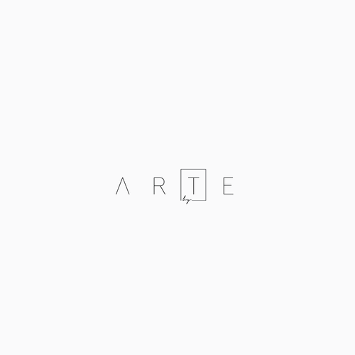 Simplified design with the title 'arte by t'