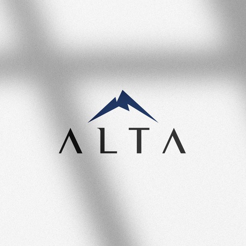 Mountain logo with the title 'Alta'