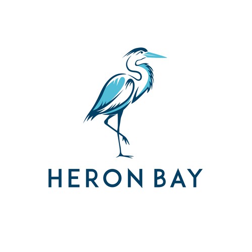 Heron logo with the title 'fashion heron '