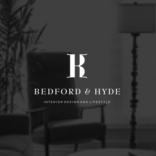 Interior design logo with the title 'Bedford &  Hyde'