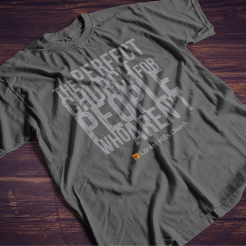 Religious t-shirt with the title 'Slogan Design for a Church'