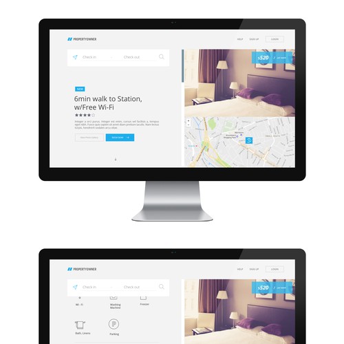 Booking website with the title 'simplybooking'