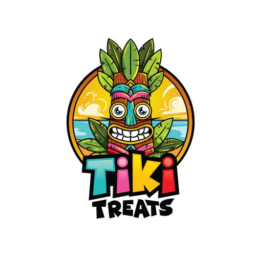 Tiki logo with the title 'Tiki Treats'