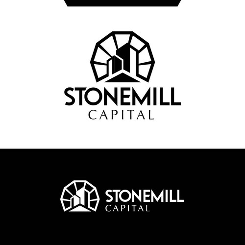 Cash logo with the title 'Logo Stonemill Capital'