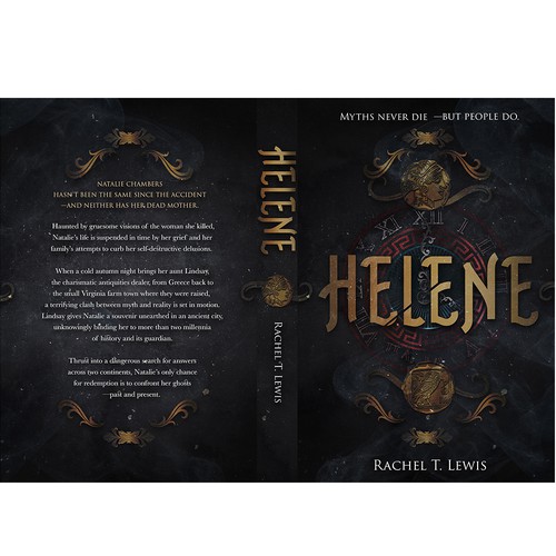 Dark fantasy book cover with the title 'dark fantasy cover'