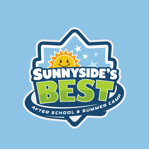 Summer camp logo with the title 'Sunnyside's Best After School & Summer Camp'