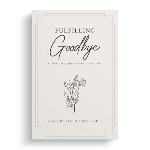 Funeral design with the title 'Funeral planning book cover'