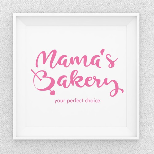 Bakery brand with the title 'Mama Bakery shop'