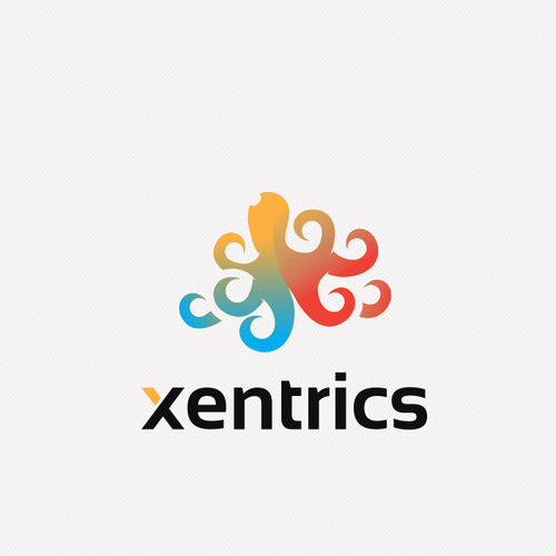 Octopus design with the title 'Xentrics'