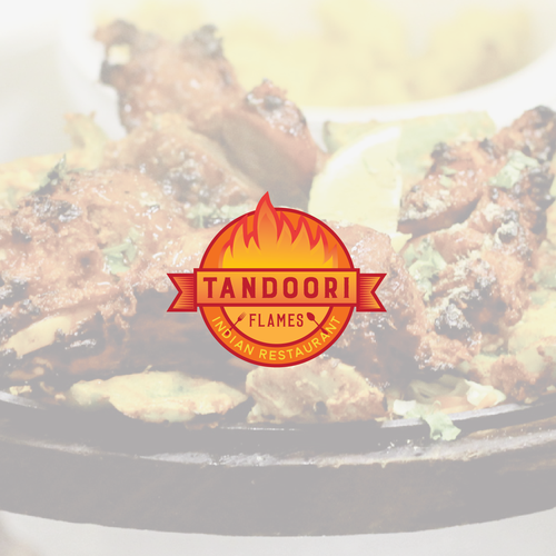 Eating logo with the title 'Tandoori flames'