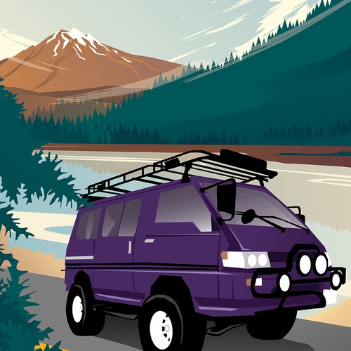 Vector illustration with the title 'Claima Storytella Poster'