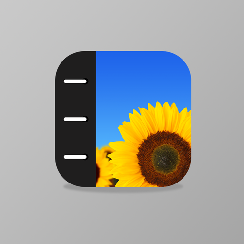 Gallery design with the title 'Improvement of existing app icon for iOS7 ** guaranteed ** '