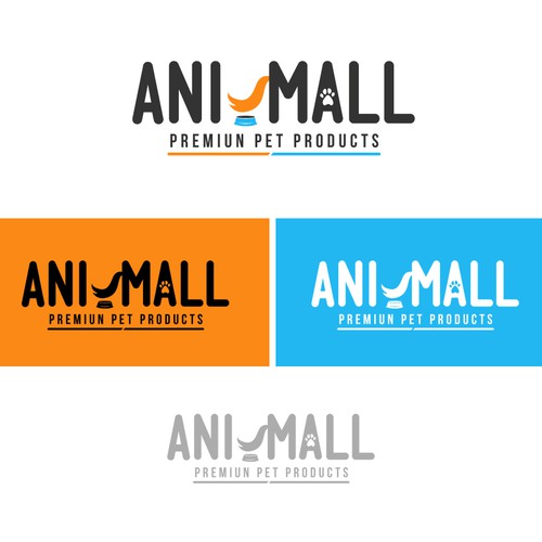 Tail design with the title 'Typographic logo with a pinch of fun'