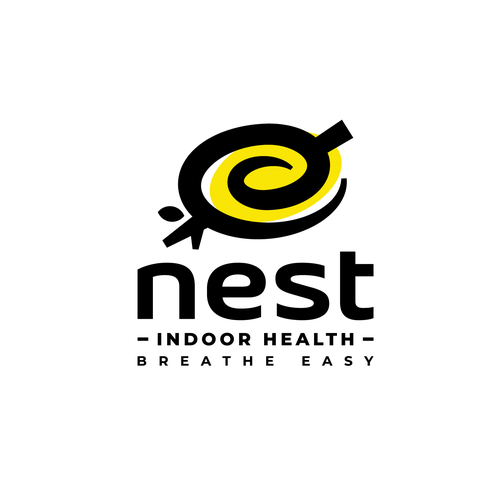 Nest brand with the title 'logo concept for nest'
