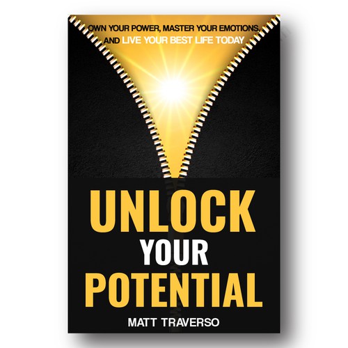 Study design with the title 'Bold Cover for Self Improvement Book'