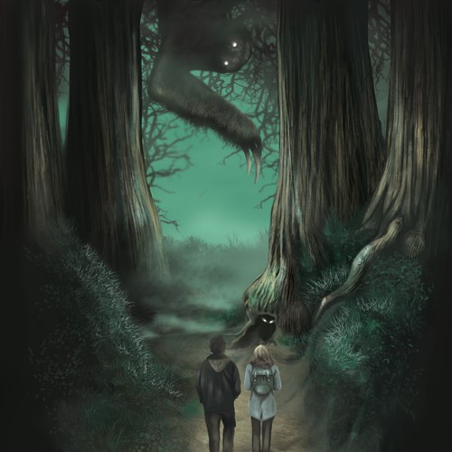 Sloth design with the title 'book cover illustration, edited'