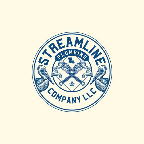 Plumbing brand with the title 'Streamline Plumbing Co.,LLC'