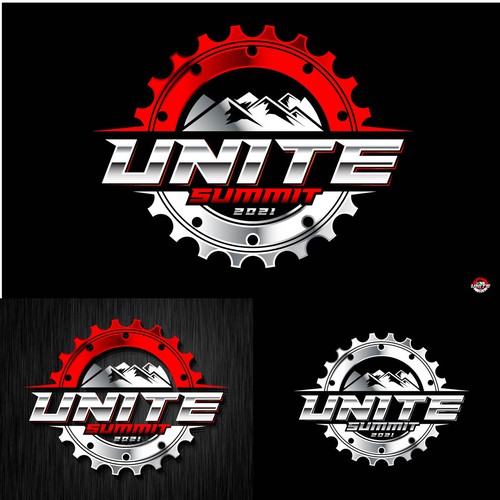 Text logo with the title 'UNITE'