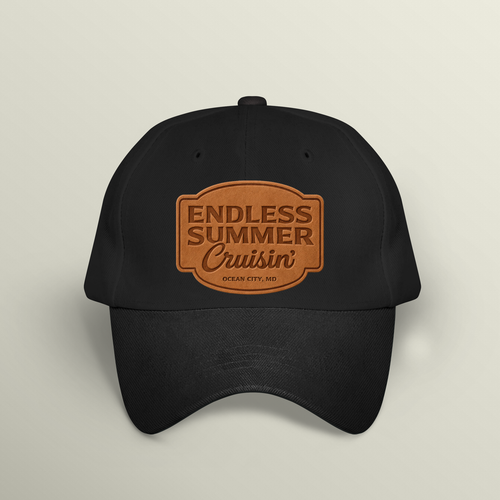 Leather design with the title 'Leather emboss design'