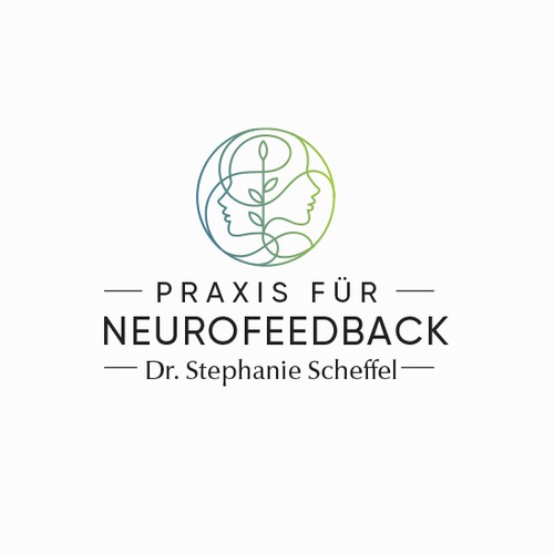 Speech therapy logo with the title 'Praxis für Neurofeedback'