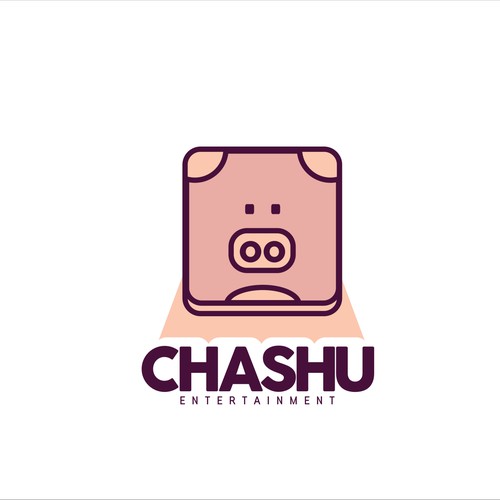 Piggy logo with the title 'Chashu Entertainment'