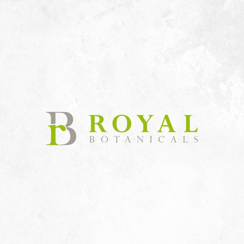 Chemical logo with the title 'Design a modern logo for Royal Botanicals'