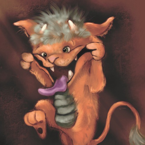 Creature design with the title 'Monster Character Design'