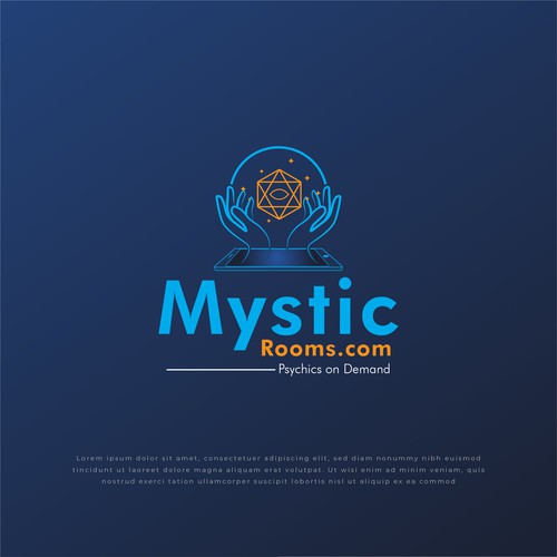 Third eye logo with the title 'Projection of the fate'