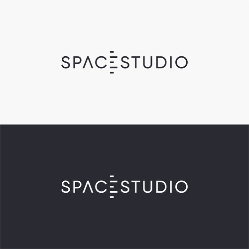 Interior design brand with the title 'logo for space studio (architecture & interior)'