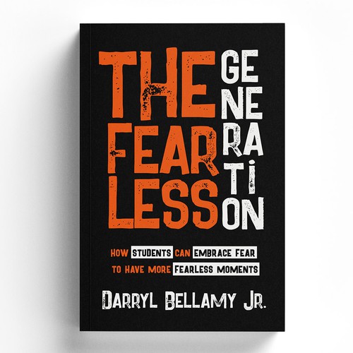 Typography book cover with the title 'The Fearless Generation '