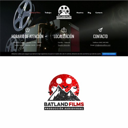 Cinema logo with the title 'BATLAND FILMS'