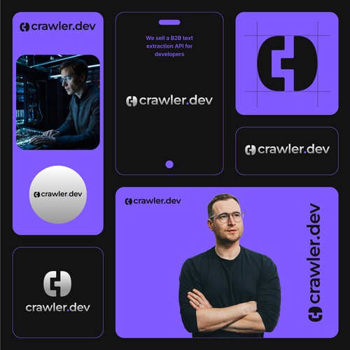 Logo with the title 'Minimal and Creative Initial based API Logo Design'