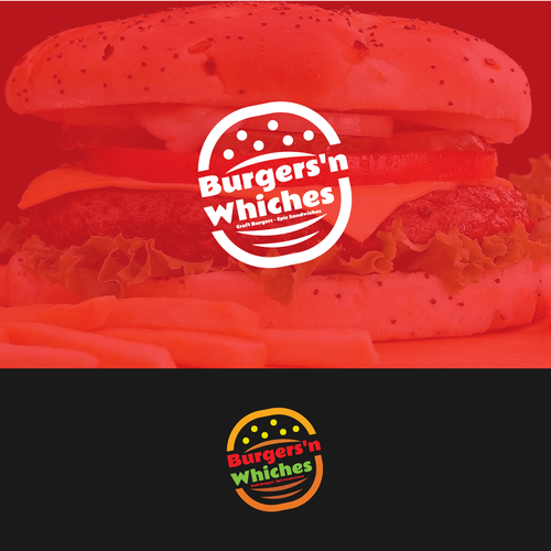 Burger logo with the title 'Burgers Logo'