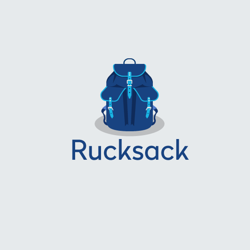 Bag logo with the title 'Logo for Rucksack sell WordPress themes'