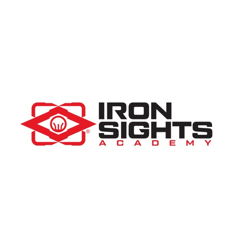Army design with the title 'Logo design for Iron Sights Academy'