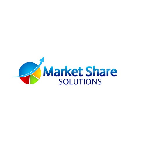 B2B logo with the title 'Logo design for Market Share Solutions'