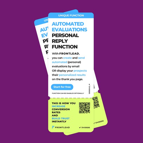 Ticket design with the title 'Promotional Ticket'